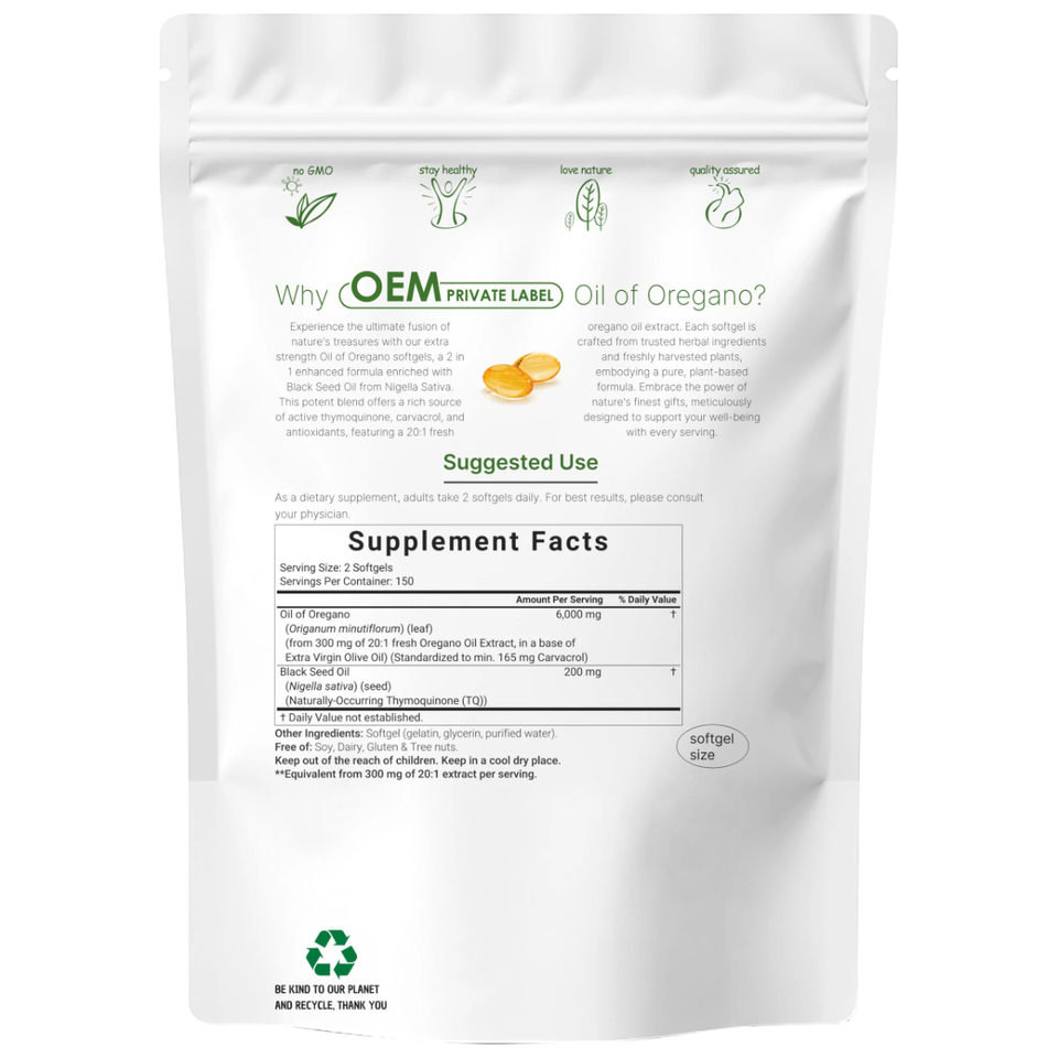 Oil of Oregano Softgels